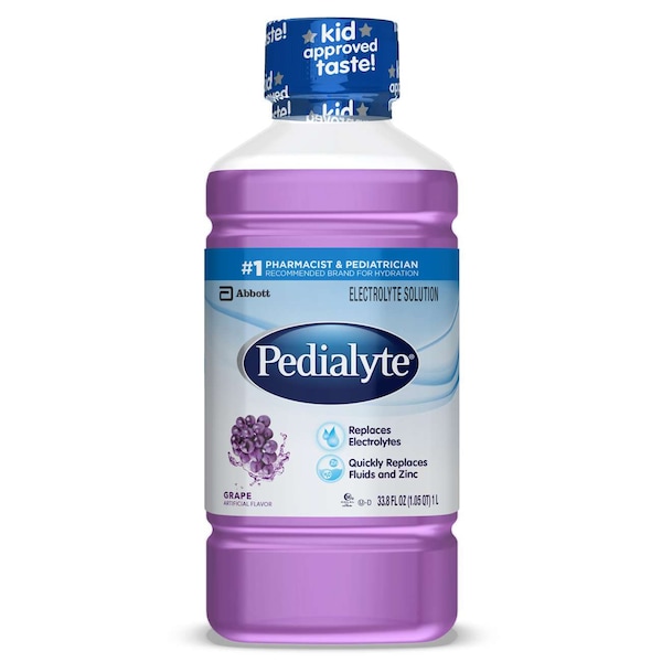 Pedialyte Pedialyte Grape 33.8 Fl oz. (1L) Bottle, PK8 00240 - main